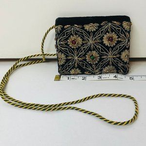 Vintage Velvet Indian Beaded Purse